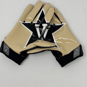 Vanderbilt Commodores Game Issued Nike Vapor Jet Football Gloves - Size Meduim