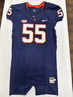 UVA - Virginia Cavaliers Team Issued / Worn Nike Football Jersey #55 Size 42 L