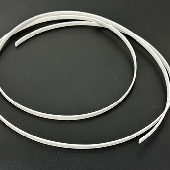 60" White Suede NFL Style Football Lacing Strand