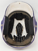 Load image into Gallery viewer, James Madison University JMU Dukes Game Worn Mizuno Batting Helmet 6-3/4 - 7-34
